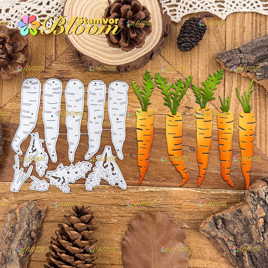 Original Lovely Layers Easter Carrots Cutting Dies
