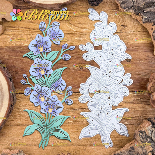 Original Lovely Flowers Phalaenopsis Branch Cutting Dies