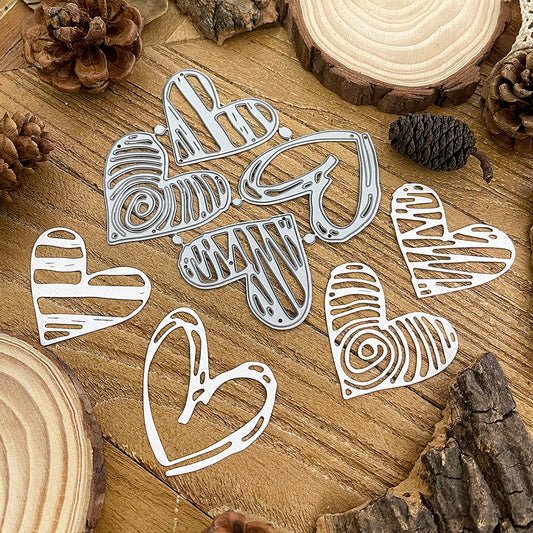 3D layered love Valentine's Day Cutting Dies