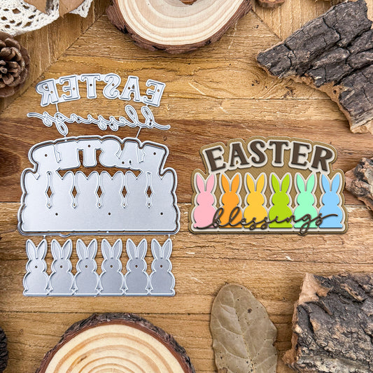 EASTER BLESSING Layer Spring Lovely Bunny Cutting Dies