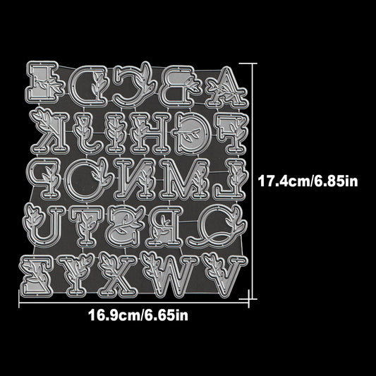 Lovely Layers Beautiful Wedding Leaves Plants Alphabets Dies