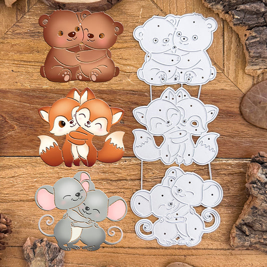 Lovely Bears Foxes Animals Hugs Dies