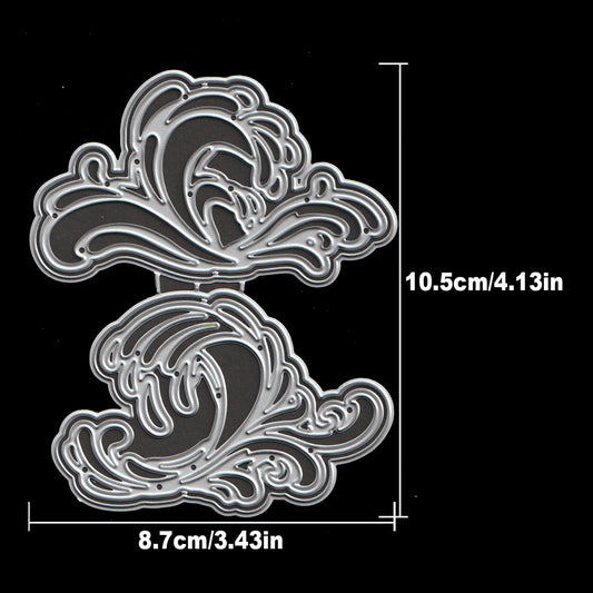 Original Lovely Layers Waves Spray Cutting Dies