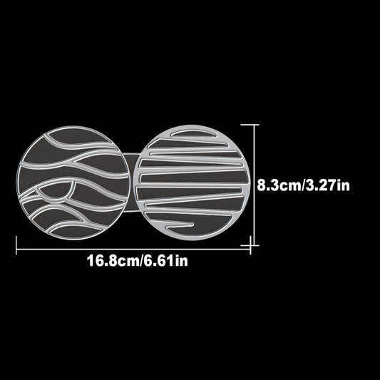 Original Lovely Sunset Sunside Half-cut Circles Cutting Dies