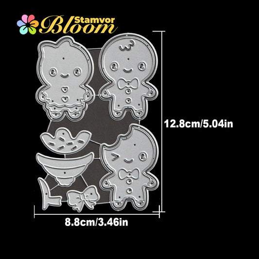 Original Lovely Layers Christmas Gingerbread Man Cutting Dies