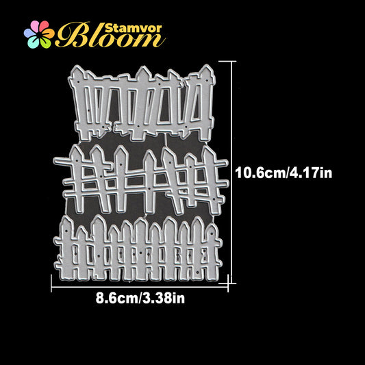 Original Vintage Broken Halloween Fences Cutting Dies