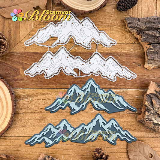 Original Lovely Layers Moutains Nature Cutting Dies