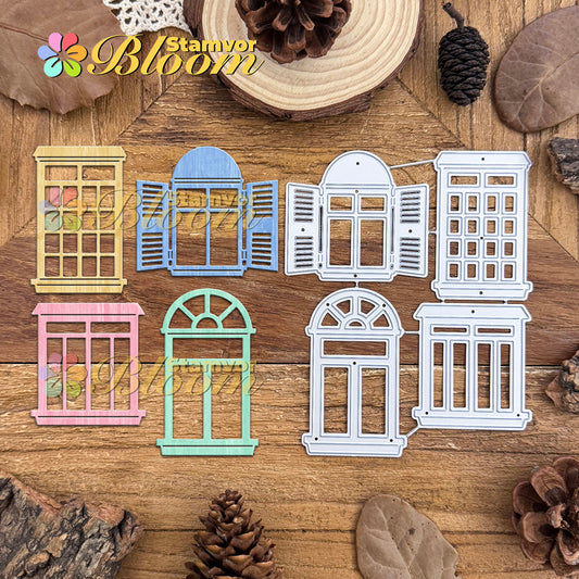 Original Retro Windows Cutting Dies