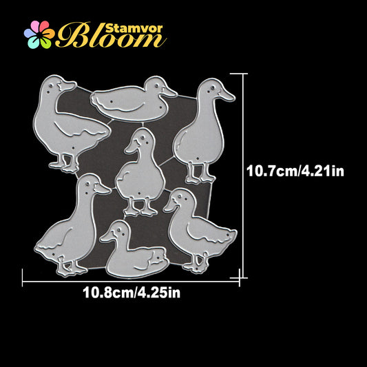 Original Lovely Farmer Animal Ducks Cutting Dies