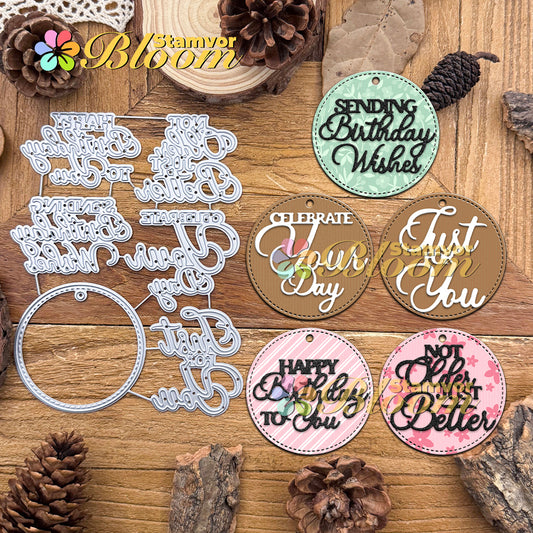 Original Lovely Layers Birthday Titles Tags