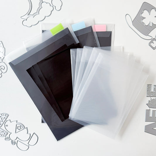 10 SMALL Stamp and Die Storage Pockets