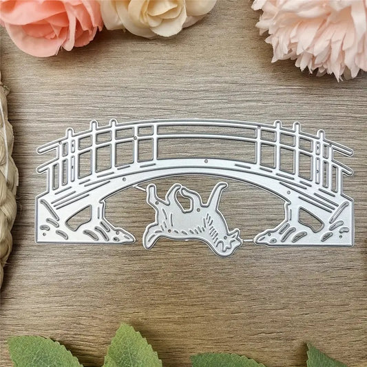 1pc Dog Bridge Rainbow Animal Memorial Metal Cutting Dies,Cut Dies for Card Making for Scrapbooking Paper Decoration Journal Card Greeting card Wedding Craft Decor Stencils DIY Scrapbooking Cards Decorative Embossing Paper Dies