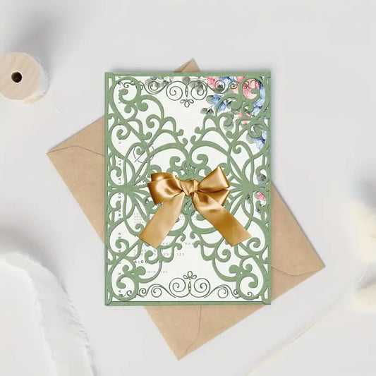 1pc Wedding Season Lace Flower Envelope Metal Cutting Die