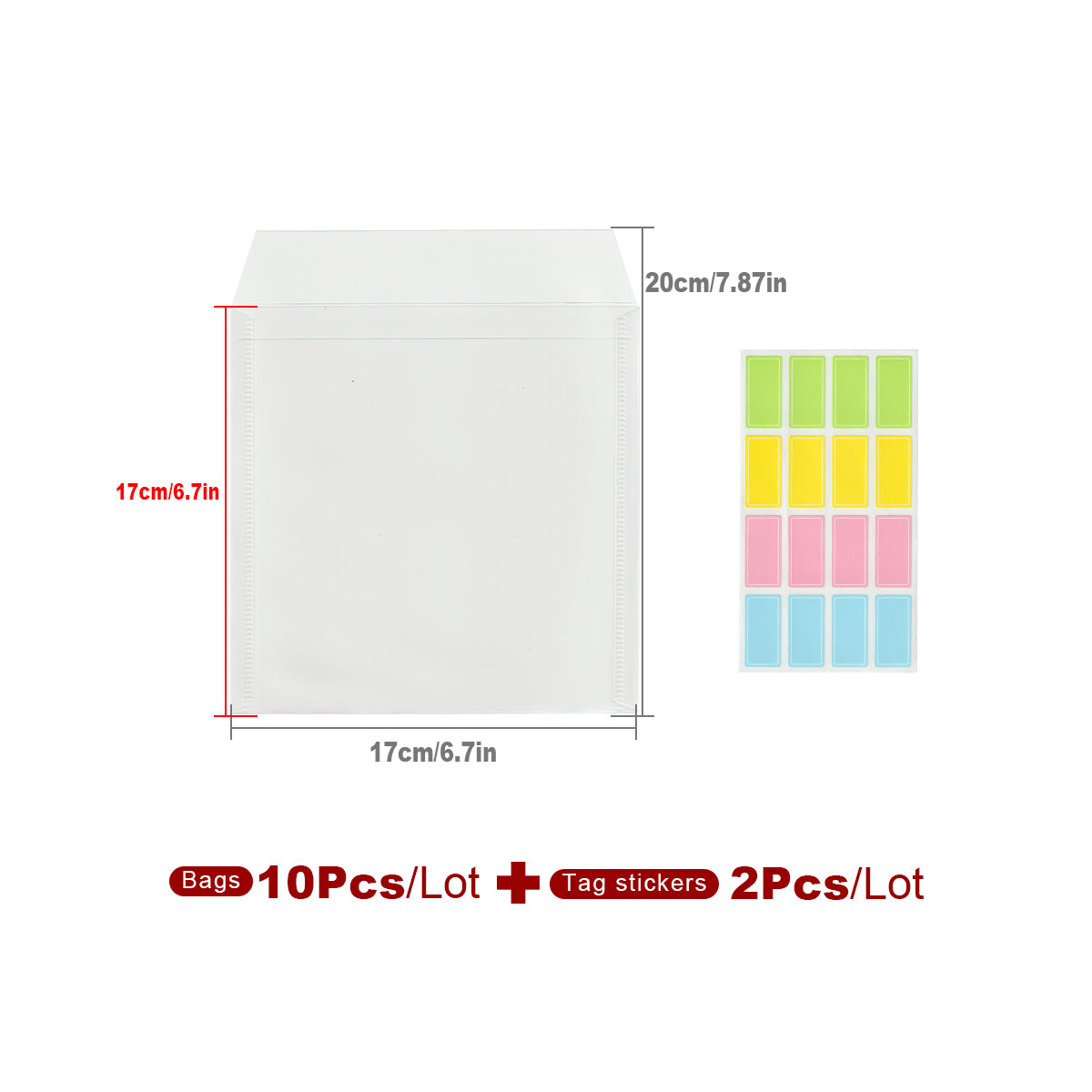 10 SMALL Stamp and Die Storage Pockets