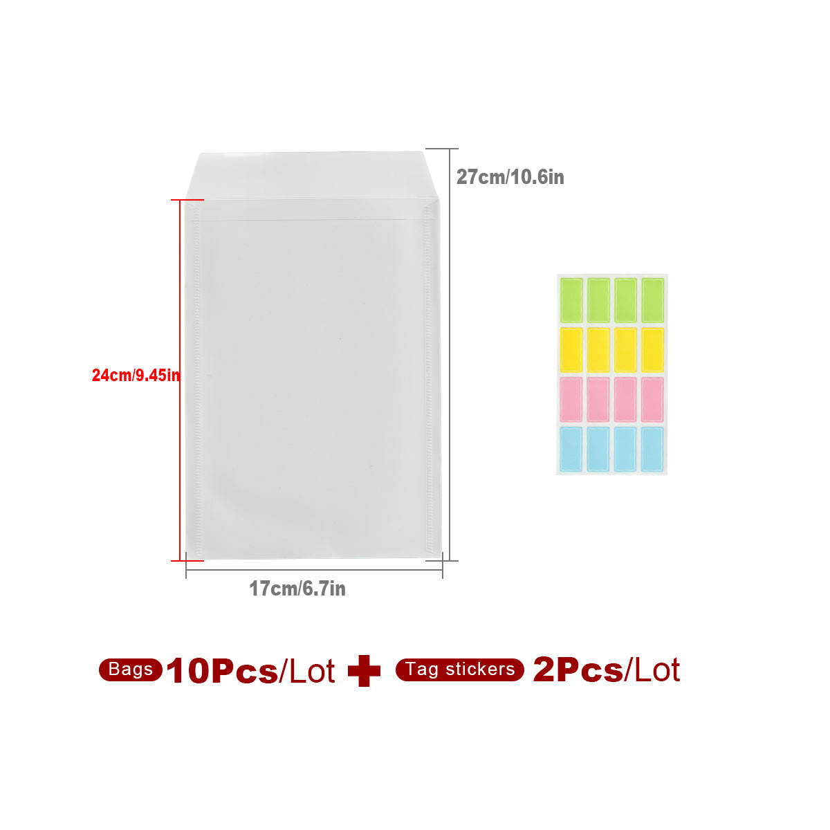 10 SMALL Stamp and Die Storage Pockets