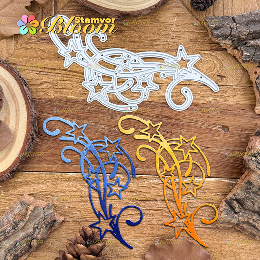 Original Lovely Stars Lace Border Cutting Dies