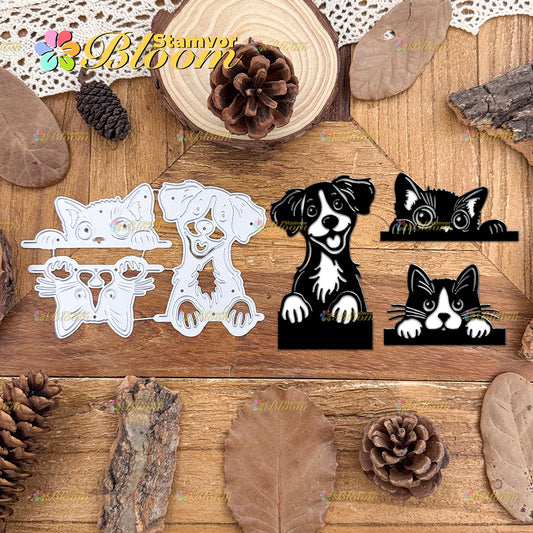 Original Lovely Puppy and Ctas Silhouette Cutting Dies