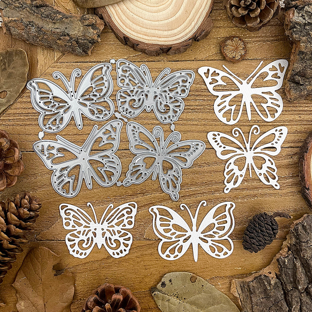 4 Styles Lace Beautiful Butterflies Cutting Dies