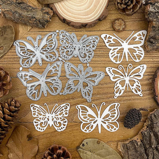 4 Styles Lace Beautiful Butterflies Cutting Dies