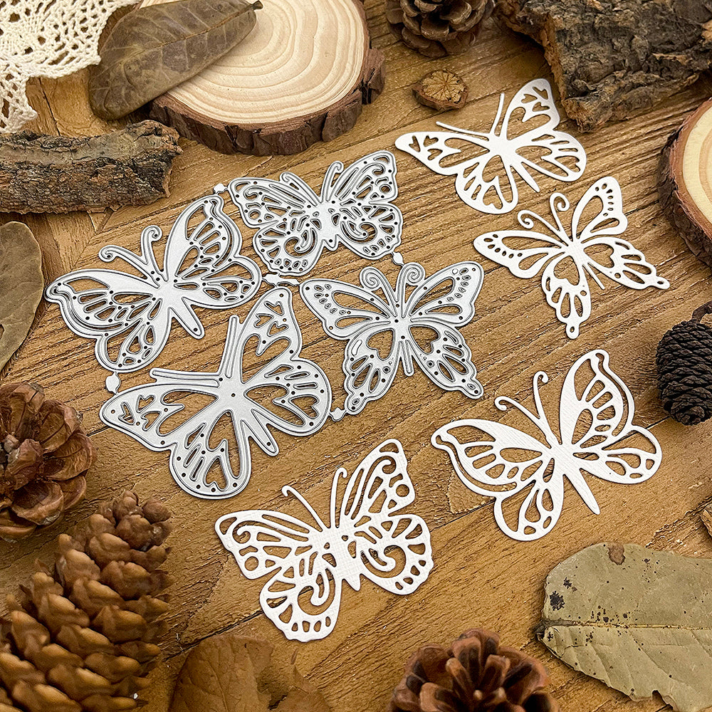 4 Styles Lace Beautiful Butterflies Cutting Dies