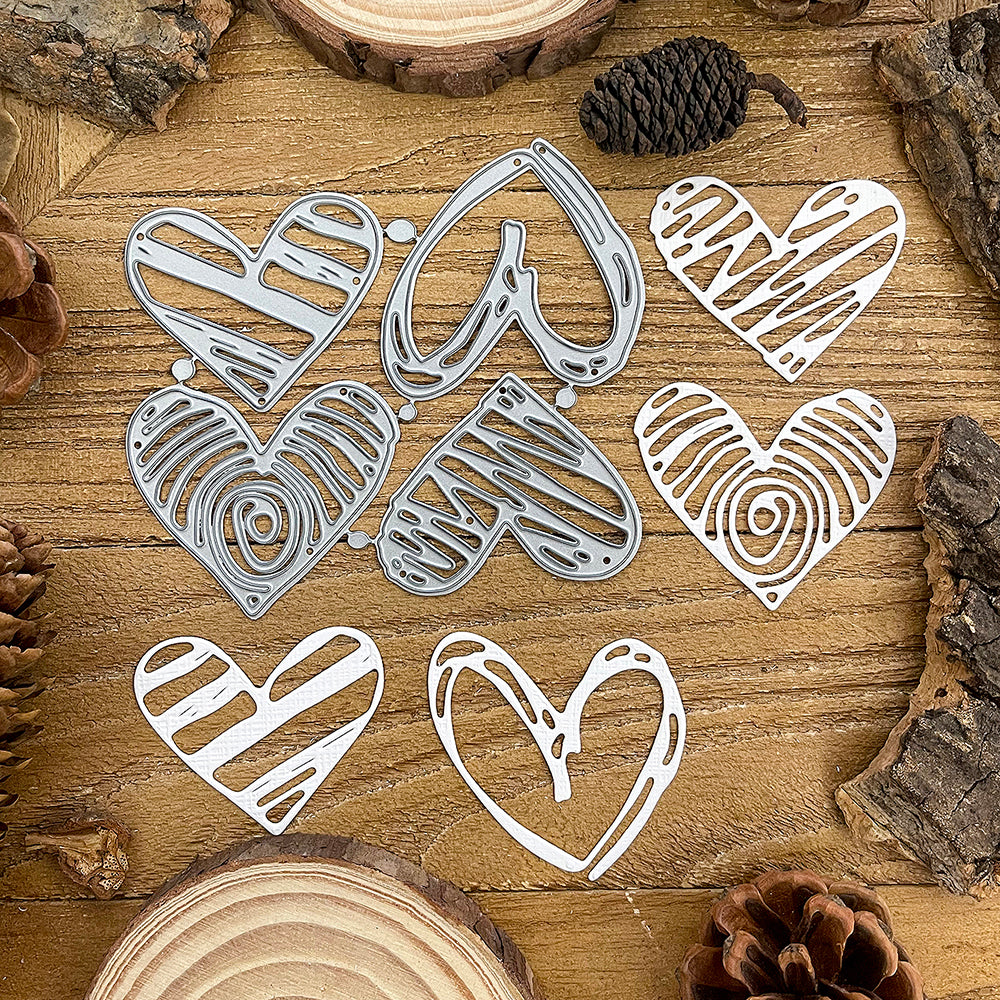 3D layered love Valentine's Day Cutting Dies