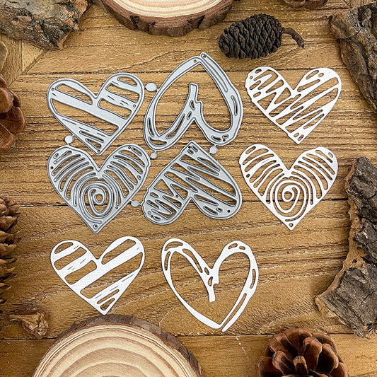 3D layered love Valentine's Day Cutting Dies