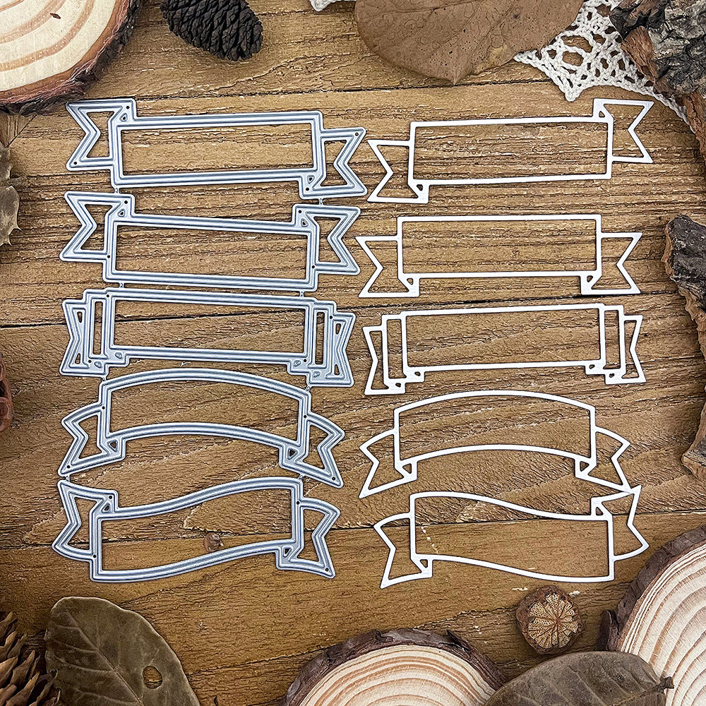 Text tag background Cutting Dies