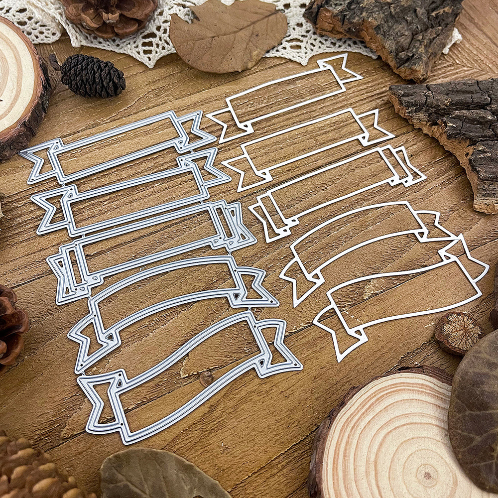 Text tag background Cutting Dies