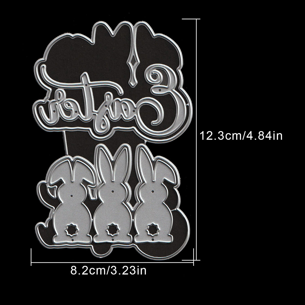Layer Lovely Spring EASTER Bunny Cutting Dies