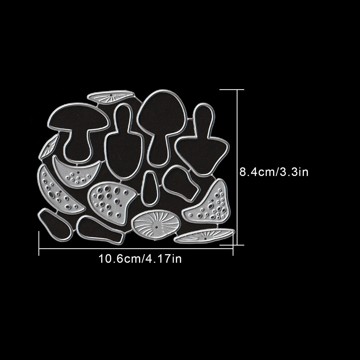 Lovely Layer Mushrooms Cutting Dies