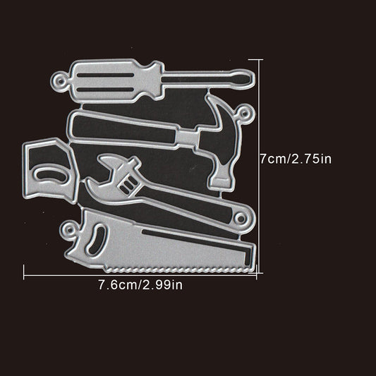 Fathers Day Fix Tools Tags Metal Dies