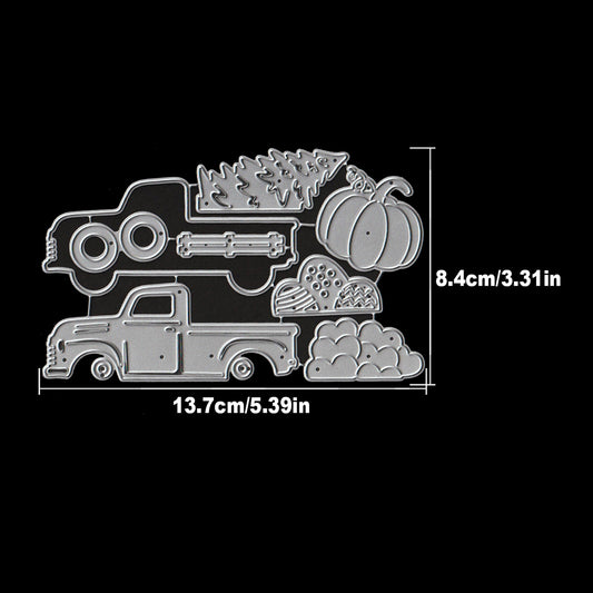 Interesting Holidays Layer Truck Cutting Dies