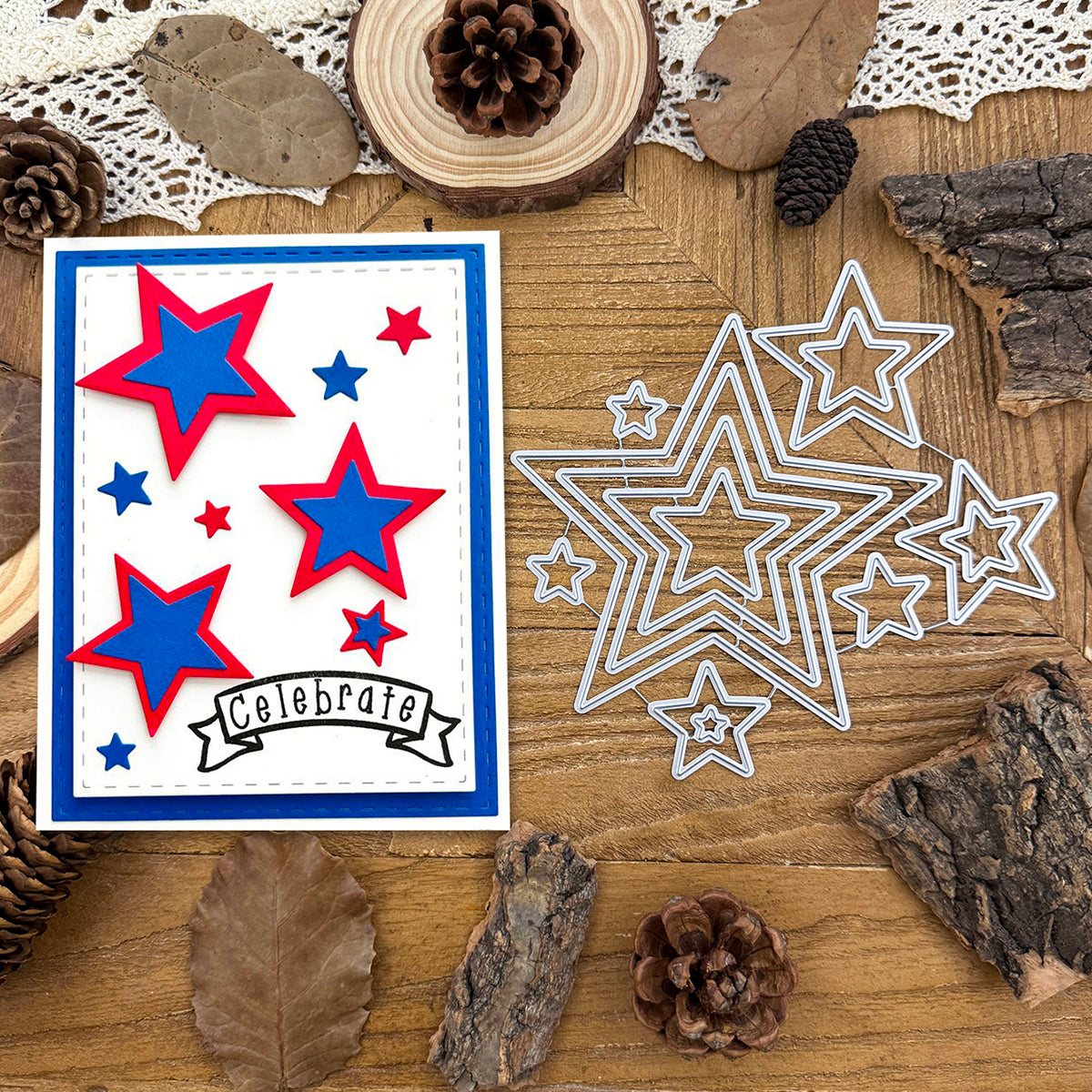 Basic Stars Layers Frames Cutting Dies