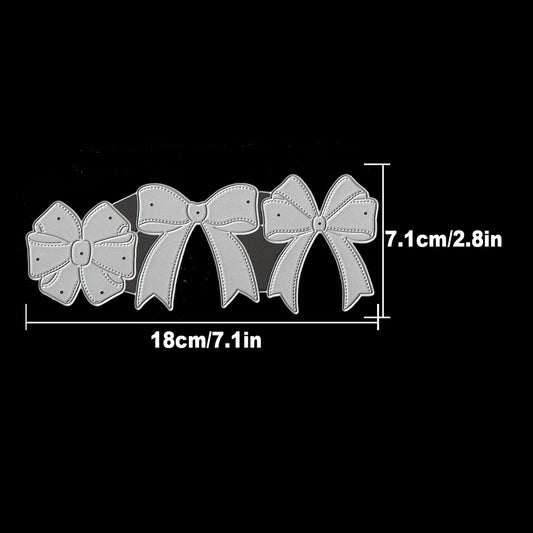 Original Lovely 3 Styles Gifts Bows Cutting Dies