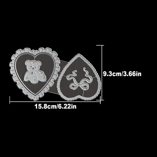 Lovely Ribbon Lace Bow Layers Love Dies