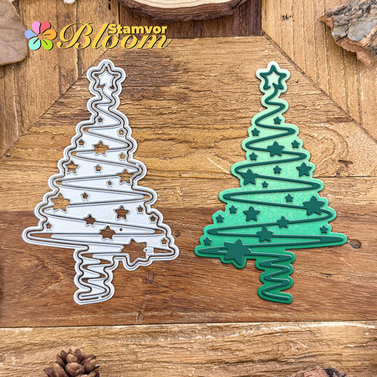 Original Lovely Layers Christmas Stars Tree Cutting Dies