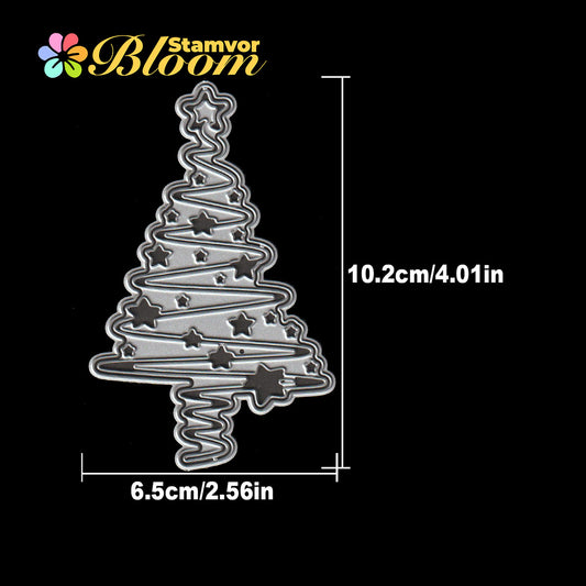 Original Lovely Layers Christmas Stars Tree Cutting Dies