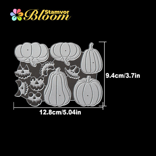 Original Lovely Halloween Pumpkins Cutting Dies