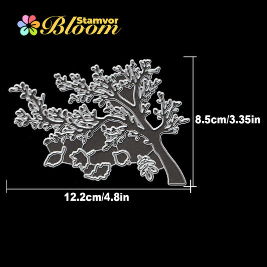 Original Lovely Tree Branches and Leaves Cutting Dies