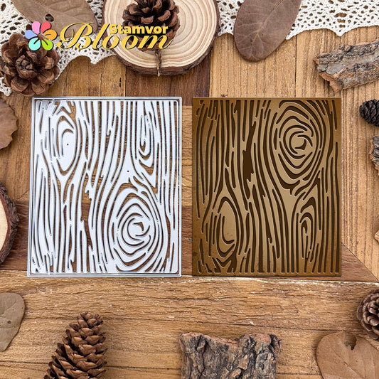 Original Retro Layers Basic Wooden Square Frame Background Cutting Dies