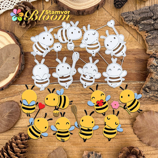 Original Lovely Busy Bees Cutting Dies