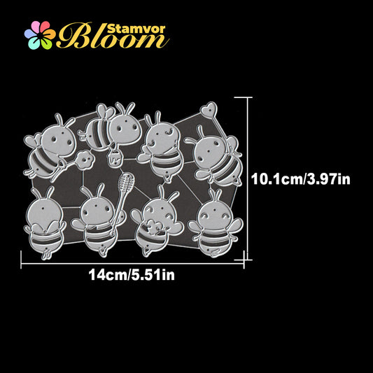 Original Lovely Busy Bees Cutting Dies