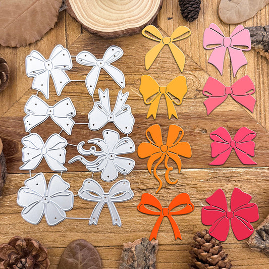 Lovely 8 Styles Bows Dies