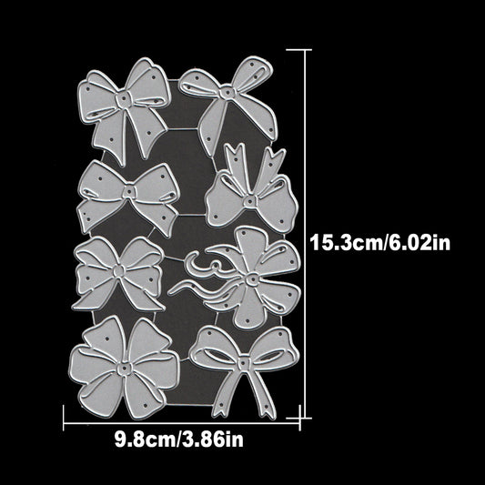 Lovely 8 Styles Bows Dies