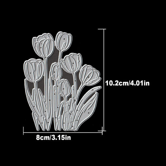Lovely Beautiful Tulips Flowers Dies