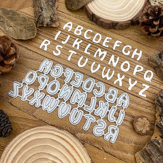 Regular letters Cutting Dies