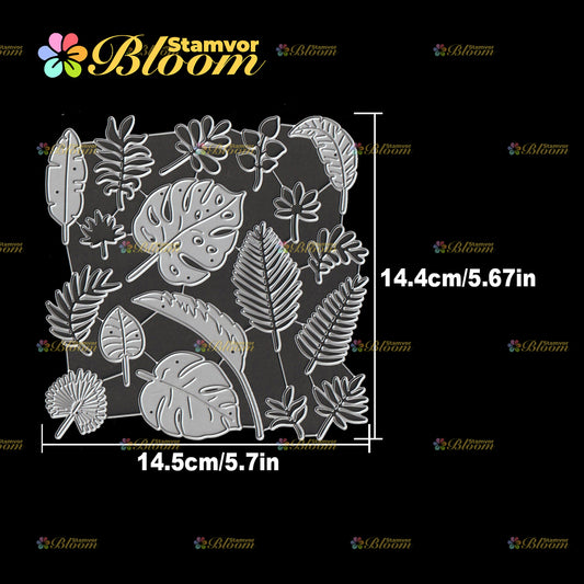 Original Lovely Tropical Leaves Cutting Dies