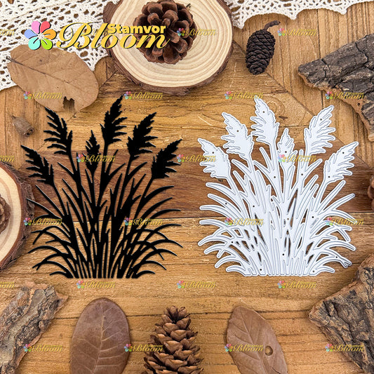 Original Lovely River Plants Reed Silhouete Cutting Dies