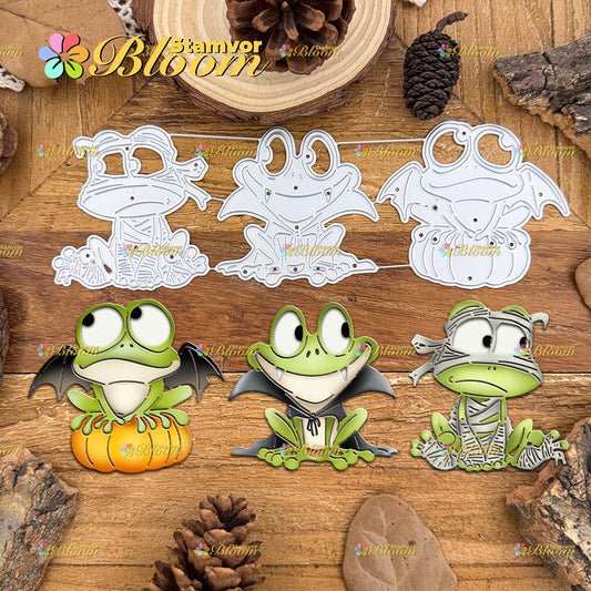 Original Lovely Funny Halloween Bat Mummy Vampire Forgs Cutting Dies